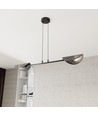 Saber 2 Sort pendellampe - Ø26 cm, E27, 230V, uden lyskilde