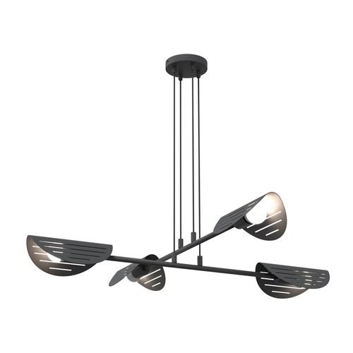 Saber 4 Sort pendellampe - Ø26 cm, E27, 230V, uden lyskilde