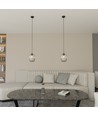 Verdi 1 Sort/Grafit pendellampe - Ø15 cm, E27, 230V, uden lyskilde