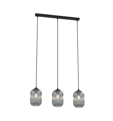 Verdi 3 Sort/Grafit pendellampe - Ø15 cm, E27, 230V, uden lyskilde