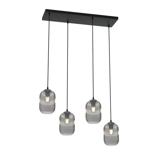 Verdi 4 Sort/Grafit pendellampe - Ø15 cm, E27, 230V, uden lyskilde