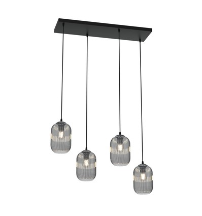 Verdi 4 Sort/Grafit pendellampe - Ø15 cm, E27, 230V, uden lyskilde