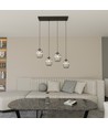 Verdi 4 Sort/Grafit pendellampe - Ø15 cm, E27, 230V, uden lyskilde