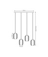 Verdi 4 Sort/Grafit pendellampe - Ø15 cm, E27, 230V, uden lyskilde