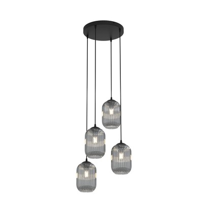 Verdi 4PREM Sort/Grafit pendellampe - Ø15 cm, E27, 230V, uden lyskilde