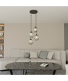 Verdi 4PREM Sort/Grafit pendellampe - Ø15 cm, E27, 230V, uden lyskilde