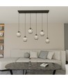 Verdi 6 Sort/Grafit pendellampe - Ø15 cm, E27, 230V, uden lyskilde
