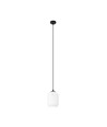Verdi 1 Sort/Opal pendellampe - Ø15 cm, E27, 230V, uden lyskilde