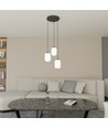 Verdi 3 Sort Prem Opal pendellampe - Ø15 cm, E27, 230V, uden lyskilde