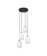 Verdi 4 Sort Prem Opal pendellampe - Ø15 cm, E27, 230V, uden lyskilde