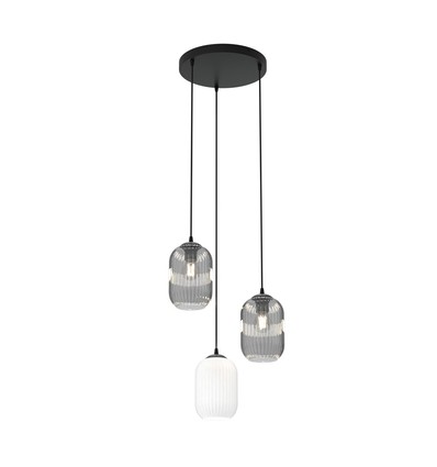Verdi 3 Sort Prem Mix pendellampe - Ø15 cm, E27, 230V, uden lyskilde