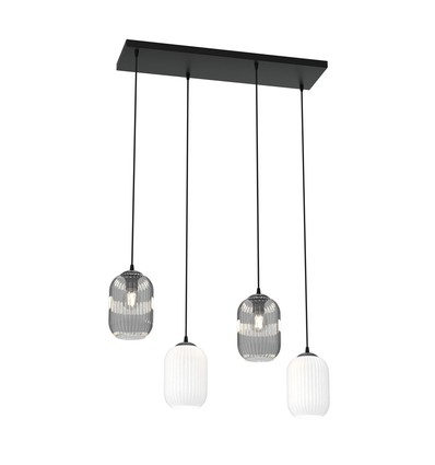 Verdi 4 Sort Mix pendellampe - Ø15 cm, E27, 230V, uden lyskilde
