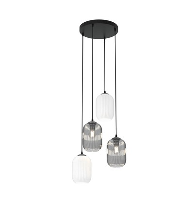 Verdi 4 Sort Prem Mix pendellampe - Ø15 cm, E27, 230V, uden lyskilde
