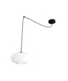 Origo 1 Sort/Opal pendellampe - Ø30 cm, E27, 230V, uden lyskilde