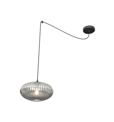 Origo 1 Sort/Grafit pendellampe - Ø30 cm, E27, 230V, uden lyskilde