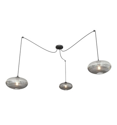 Origo 3 Sort/Grafit pendellampe - Ø30 cm, E27, 230V, uden lyskilde
