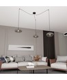 Origo 3 Sort/Grafit pendellampe - Ø30 cm, E27, 230V, uden lyskilde