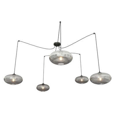 Origo 5 Sort/Grafit pendellampe - Ø30 cm, E27, 230V, uden lyskilde