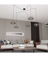Origo 5 Sort/Grafit pendellampe - Ø30 cm, E27, 230V, uden lyskilde