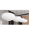 Coco 4 Sort/Opal pendellampe - Ø30 cm, E27, 230V, uden lyskilde