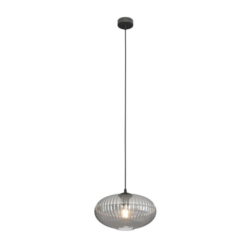 Coco 1 Sort/Grafit pendellampe - Ø30 cm, E27, 230V, uden lyskilde