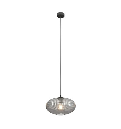 Coco 1 Sort/Grafit pendellampe - Ø30 cm, E27, 230V, uden lyskilde