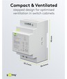 24V 60W DIN skinne strømforsyning - 24V DC, 2,5A