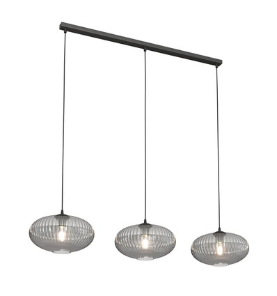 Coco 3 Sort/Grafit pendellampe - Ø30 cm, E27, 230V, uden lyskilde