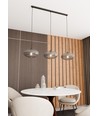 Coco 3 Sort/Grafit pendellampe - Ø30 cm, E27, 230V, uden lyskilde