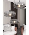 Coco 3 Sort Prem Grafit pendellampe - Ø30 cm, E27, 230V, uden lyskilde