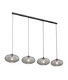 Coco 4 Sort/Grafit pendellampe - Ø30 cm, E27, 230V, uden lyskilde