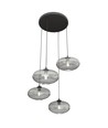 Coco 4 Sort Prem Grafit pendellampe - Ø30 cm, E27, 230V, uden lyskilde