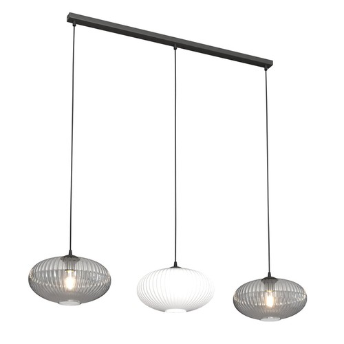 Coco 3 Sort Mix pendellampe - Ø30 cm, E27, 230V, uden lyskilde