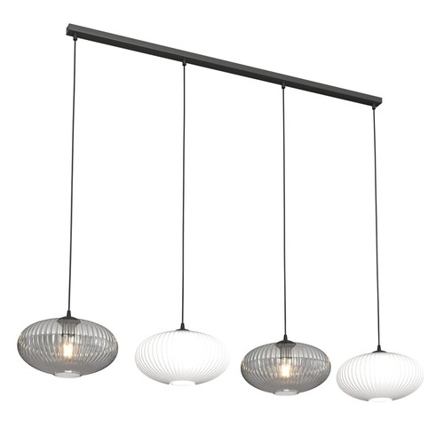 Coco 4 Sort Mix pendellampe - Ø30 cm, E27, 230V, uden lyskilde
