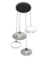 Coco 4 Sort Prem Mix pendellampe - Ø30 cm, E27, 230V, uden lyskilde