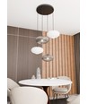 Coco 4 Sort Prem Mix pendellampe - Ø30 cm, E27, 230V, uden lyskilde