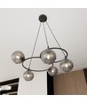Libra 5 Sort/Grafit pendellampe - Ø15 cm, E14, 230V, uden lyskilde