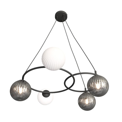 Libra 5 Sort Mix pendellampe - Ø15 cm, E14, 230V, uden lyskilde