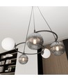 Libra 5 Sort Mix pendellampe - Ø15 cm, E14, 230V, uden lyskilde