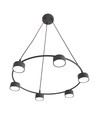 Starlit 6 Sort pendellampe - GX53, 230V, uden lyskilde