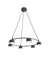 Starlit 6 Sort pendellampe - GX53, 230V, uden lyskilde