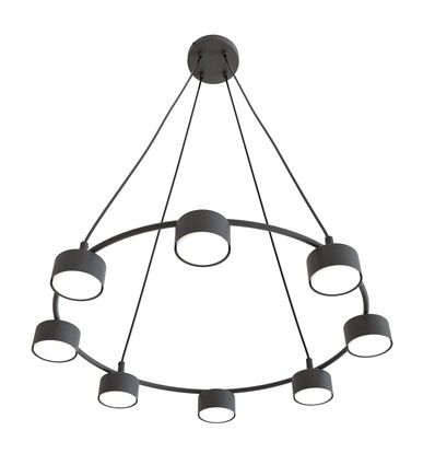 Starlit 8 Sort pendellampe - GX53, 230V, uden lyskilde
