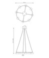Starlit 8 Sort pendellampe - GX53, 230V, uden lyskilde