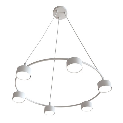 Starlit 6 Hvid pendellampe - GX53, 230V, uden lyskilde