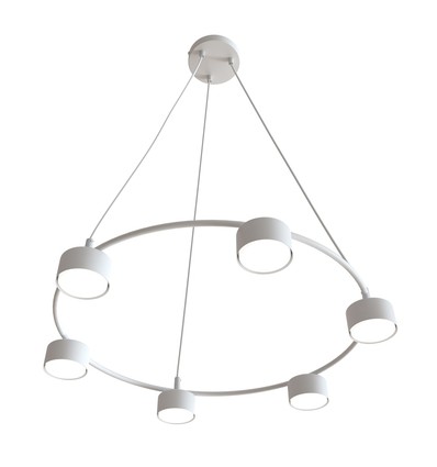 Starlit 6 Hvid pendellampe - GX53, 230V, uden lyskilde