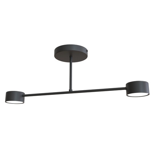 Halo 2 Sort loftslampe - GX53, 230V, uden lyskilde