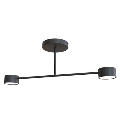 Halo 2 Sort loftslampe - GX53, 230V, uden lyskilde