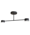 Halo 2 Sort loftslampe - GX53, 230V, uden lyskilde