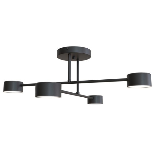Halo 4 Sort loftslampe - GX53, 230V, uden lyskilde
