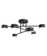 Halo 6 Sort loftslampe - GX53, 230V, uden lyskilde